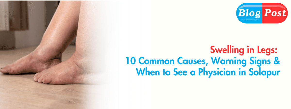 Swelling in legs causes explained by Dr. Vinod Ban in Solapur