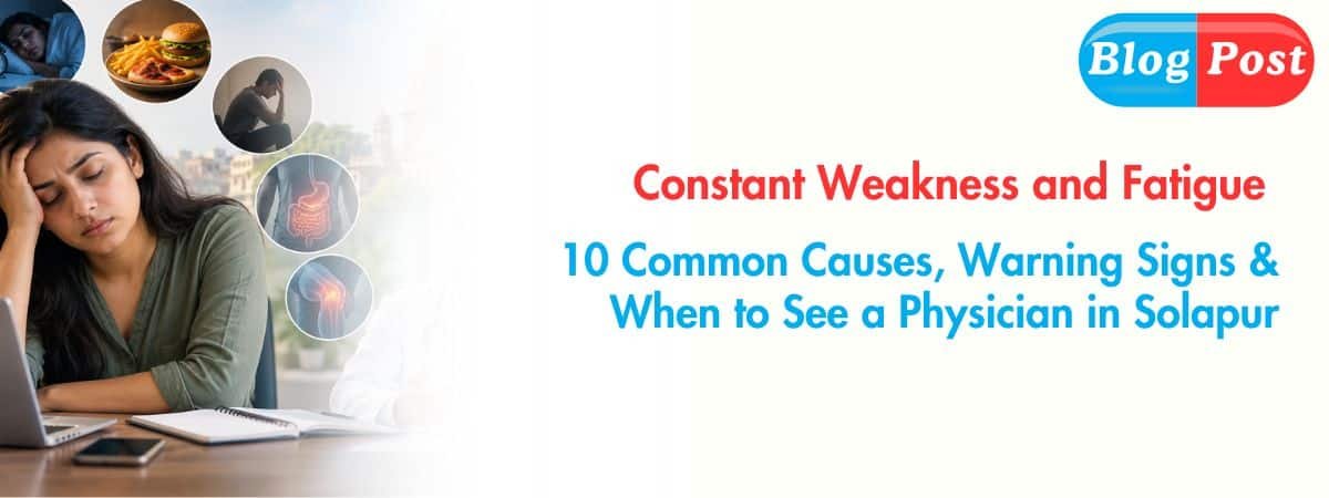 Constant weakness causes explained by a physician in Solapur